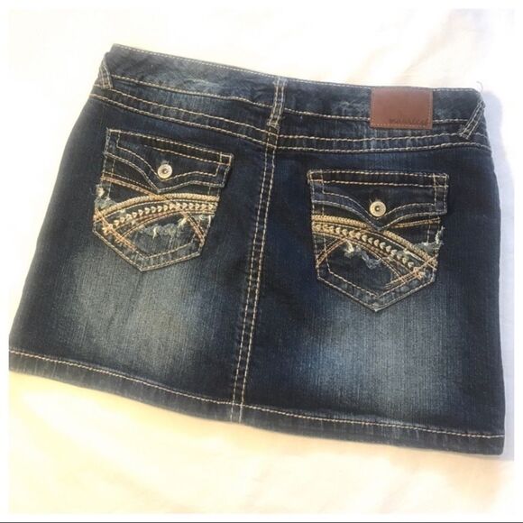 Maurices Denim Mini Skirt  - Picture 3 of 5